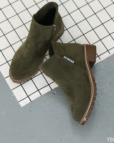 Shoes Women Fashion Thick Sole Ankle Boots Comfortable Plus Size Snow Boots for Women Female Platform Boots Botas De Mujer 2023