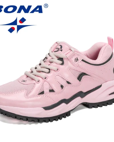 BONA New Designers Classics Sneakers Women Mesh Breathable Running Shoes Ladies Walking Shoes Jogging Footwear Feminimo