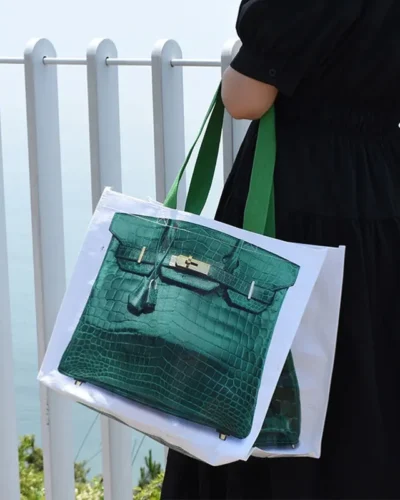 Ins Blogger's Handbag Remake Fashion Same Fitness Lady Shoulder Bag Printed Women Shopping Street Bags Large Capacity Wholesale