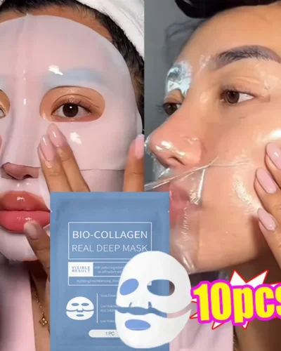 1/3/5/10PCS Bio Collagen Face Mask Anti Wrinkle Fade Face Fine Line Lift Firm Skin Anti-Aging Brighten SkinCare Korean Cosmetics