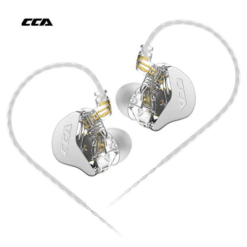 CCA CRA Hanging In Ear Wired HiFi Headset Monitor Headphones Noice Cancelling Sport Gamer Earbuds Earphones KZ ZEX Pro NRA CA4 - Image 6