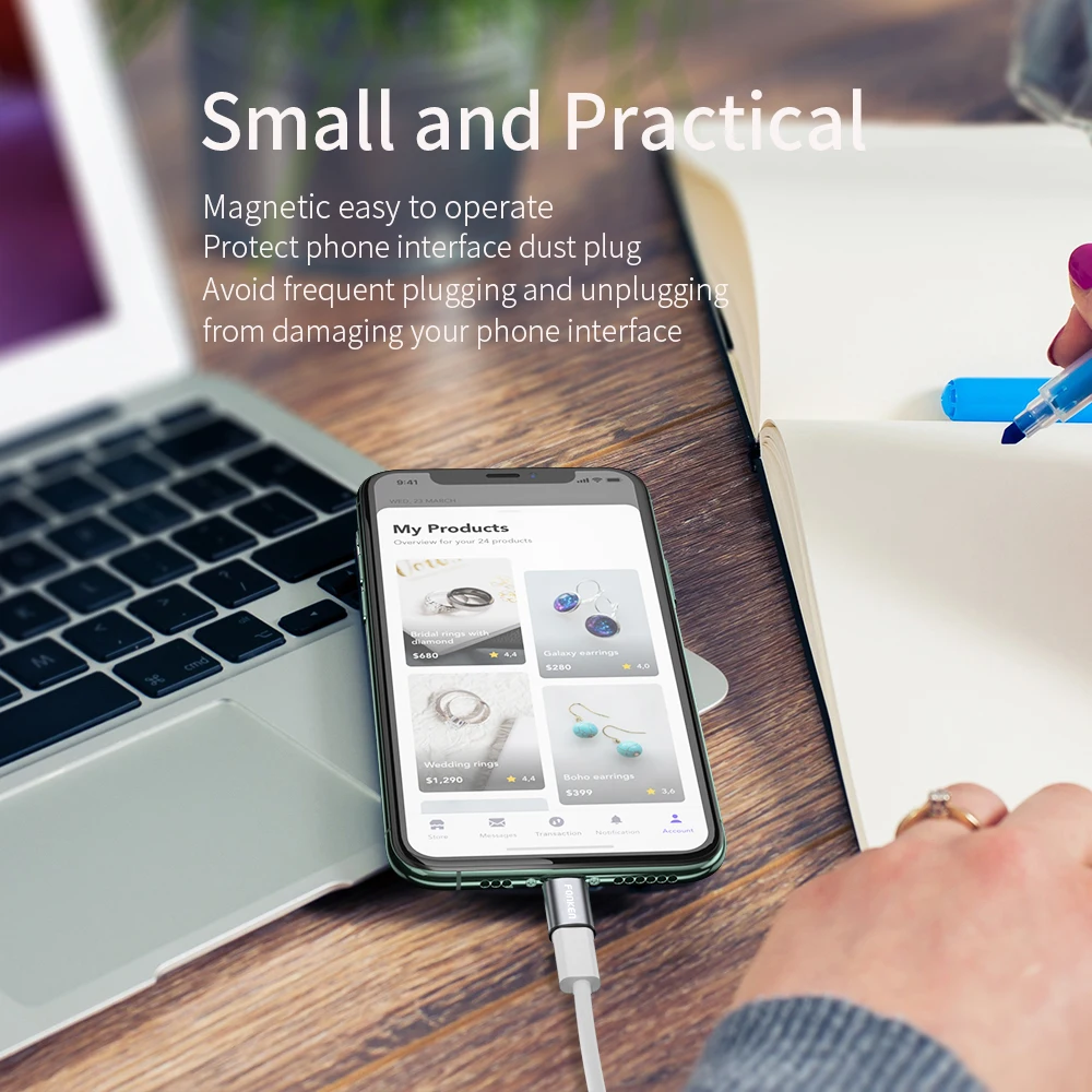 Micro USB Type C Cable Convert Plug Magnetic Cable Adapter Magnetic Charger Cable Connector Mobile Phone Charging Converter - Image 3