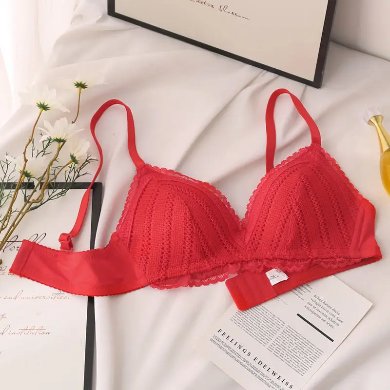 Women's Bra Lace Bras New Underwear Bras for Women Brassiere Sexy Female Wireless Push Up Bra Backless Bralette Lingerie Tops - Image 6