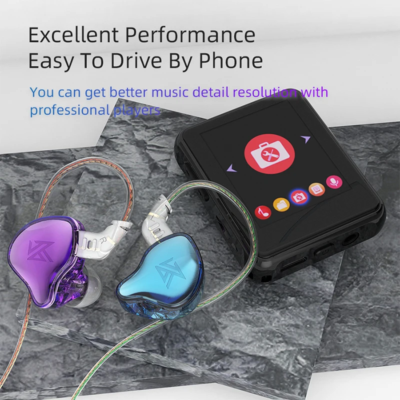 KZ EDC Earphones 1 Dynamic HIFI Bass Earbuds In Ear Monitor Headphones Sport Noise Cancelling Headse - Image 4