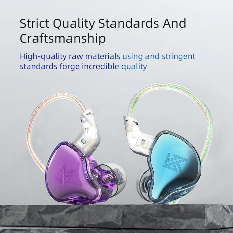 KZ EDC Earphones 1 Dynamic HIFI Bass Earbuds In Ear Monitor Headphones Sport Noise Cancelling Headse - Image 2