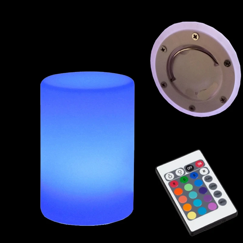 D10*H15cm,LED Table Lamps, Luminescent Cylinder, Rechargeable, SK-LF50, Furniture Ornaments, Bedside Lamps,For Party Event, 1pc, - Image 3