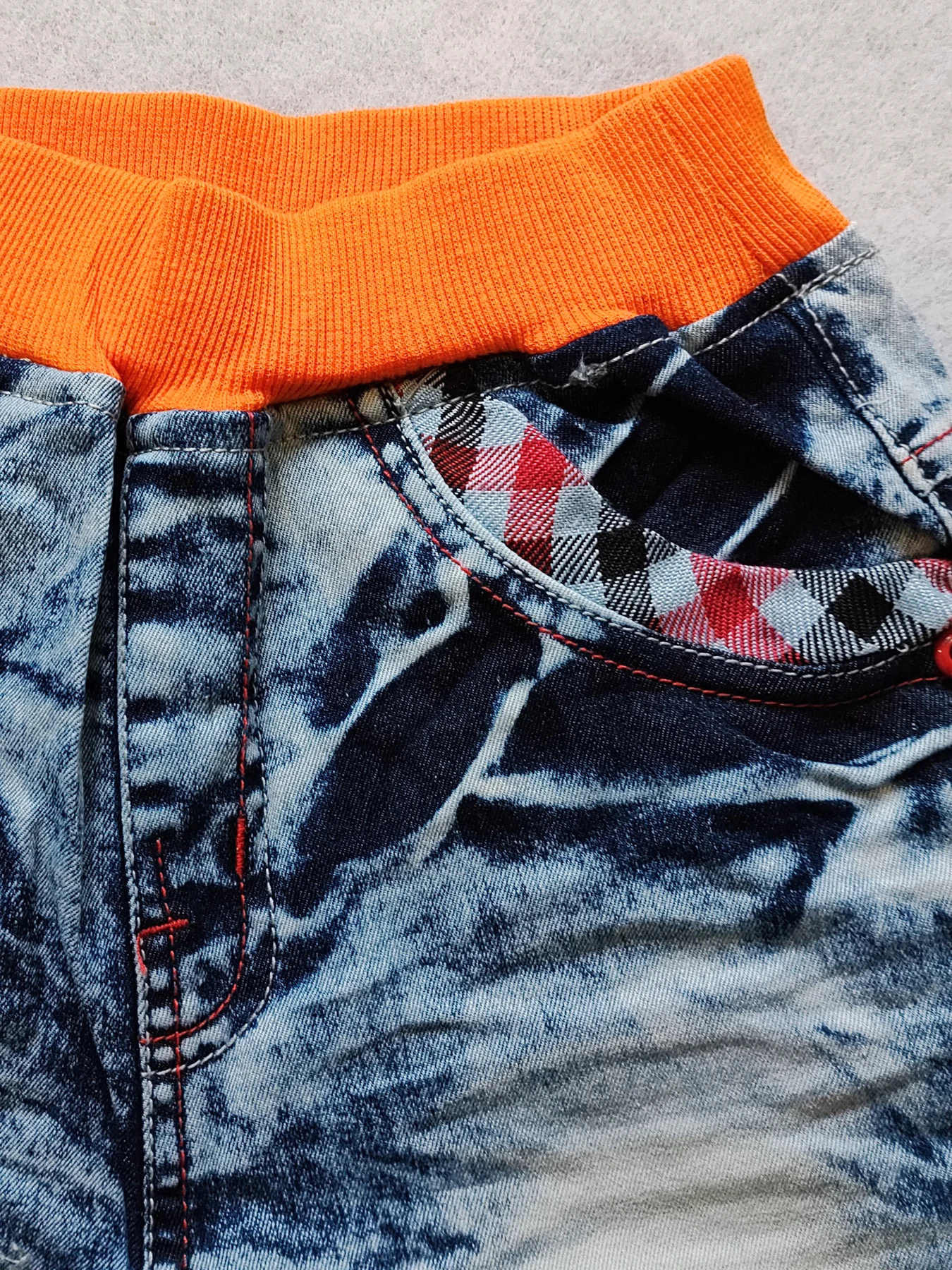 5052 boys shorts soft denim jeans summer 50%-70% length kids - Image 3