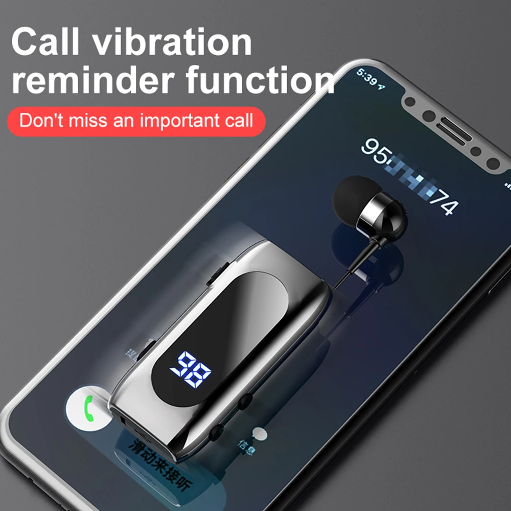 Talk Time 20 Hours Hands-free Blues Car Bluetooth V5.2 Lotus To Phone Ear Blues With Wire Ears In Lotus phone type c headphones - Image 5