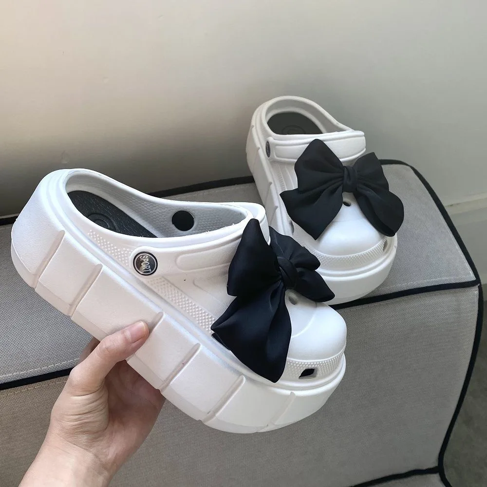 Summer Women Slippers Platform Clogs Outdoor Garden Shoes Female Pool Sandals Bathroom Flip Flops Mules Ladies Beach Slides - Image 4