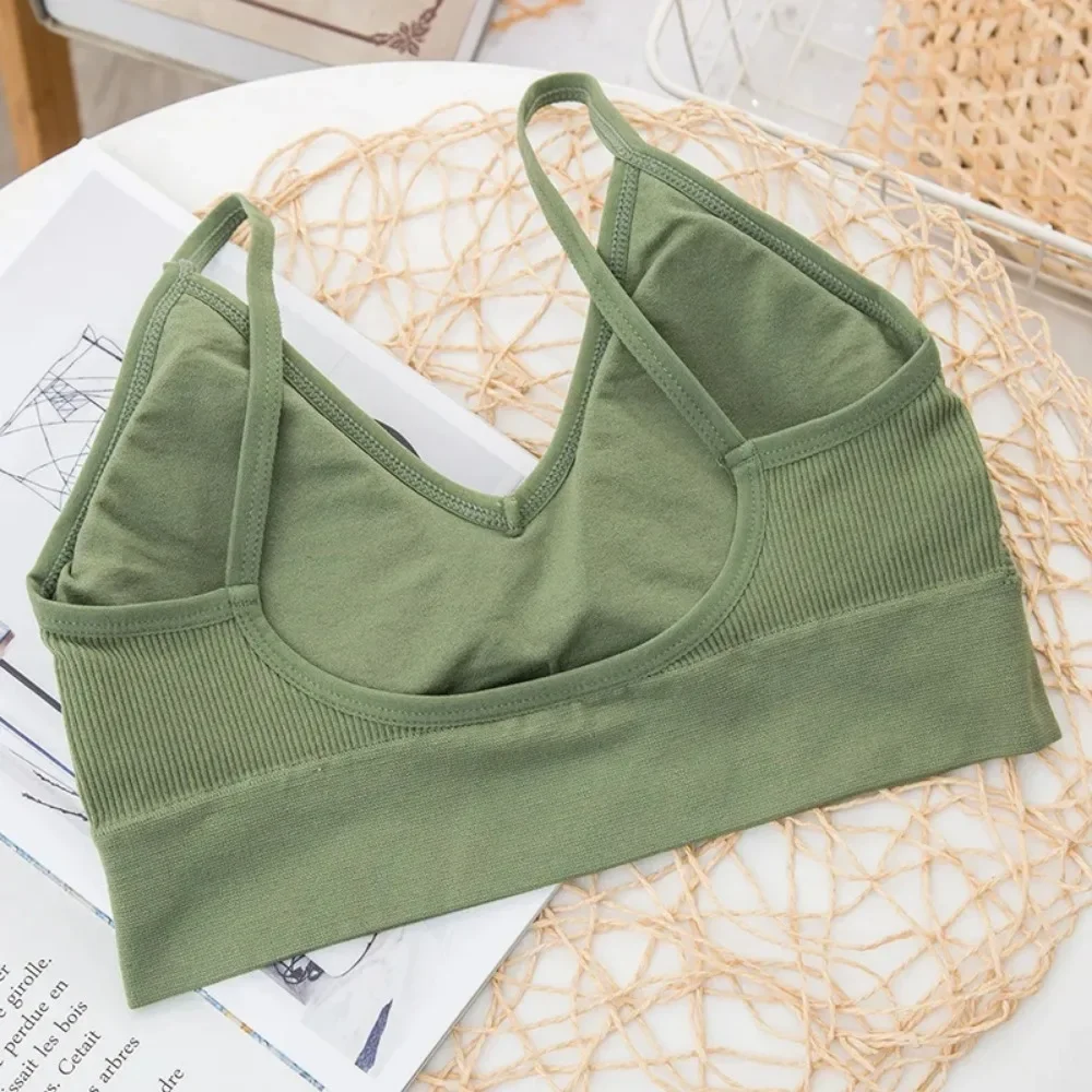 Seamless Women Push Up Bra Beautiful Back Bras Fitness Tops Brassiere Bralette Female Tube Top Underwear Bralet with Chest Pad속옷 - Image 5