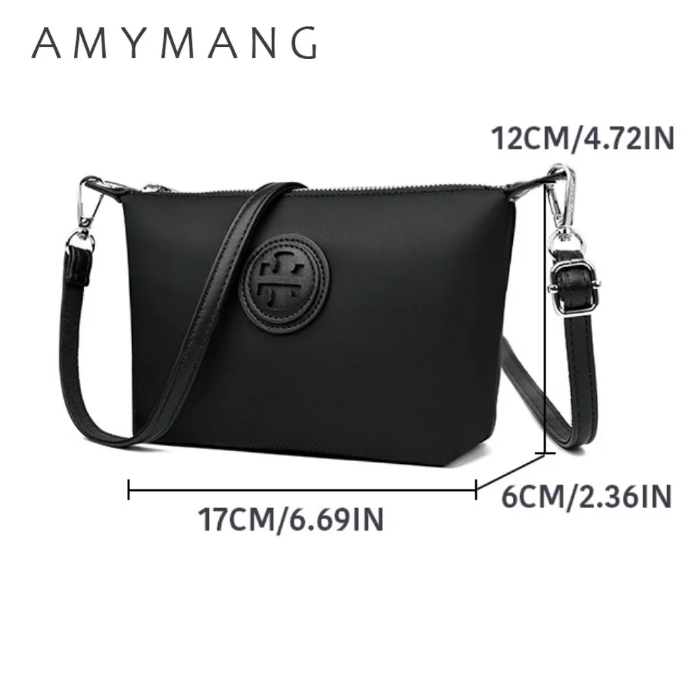 Carrying Mini Shoulder Crossbody Bags for Women Messenger Clutch Bags Waterproof Nylon Ladies Coins Fashion Handbag and Purses - Image 4