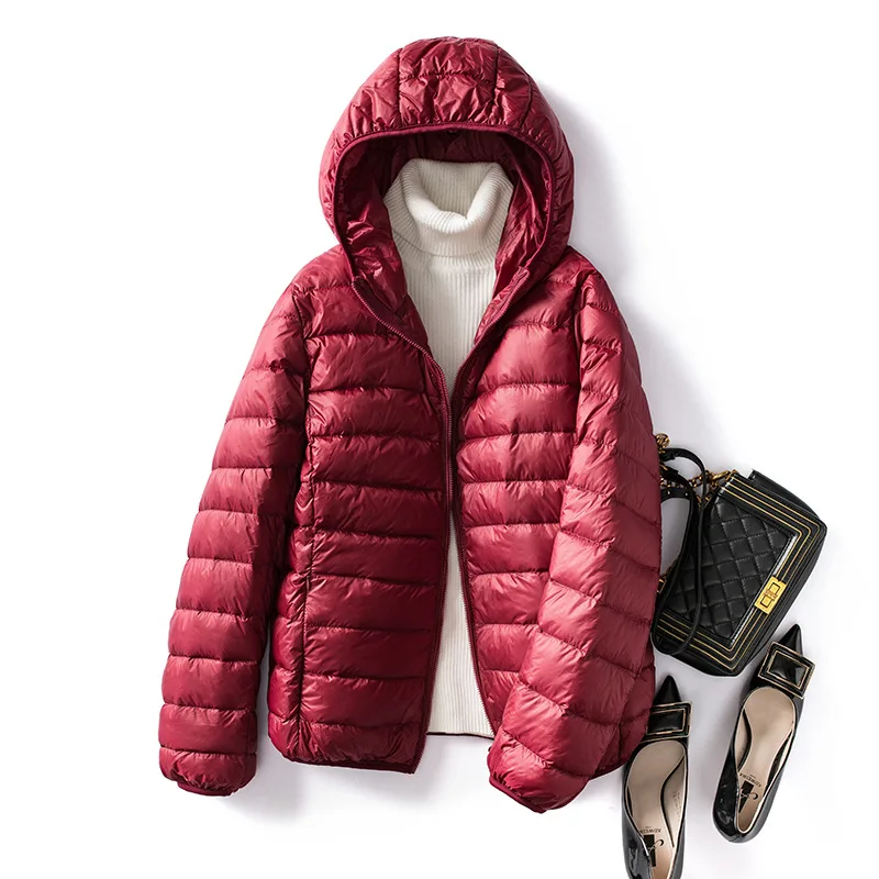 Over Size 5xl 6xl 7xl Women Ultra Lightweight Packable Autumn Winter Warm Jackets 2023 New Arrivals Female Slim Short Down Coat - Image 4