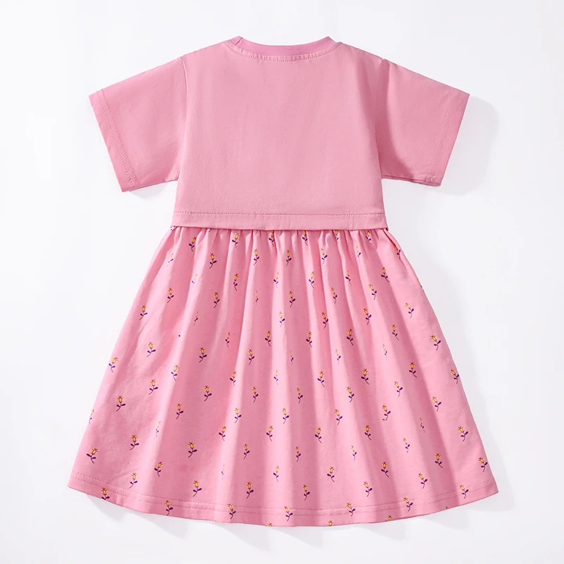 Little maven Children's Clothing Baby Girls 2025 Summer Embroidered Cartoon Casual Rabbits Dresses Dresses Kids Clothes - Image 6