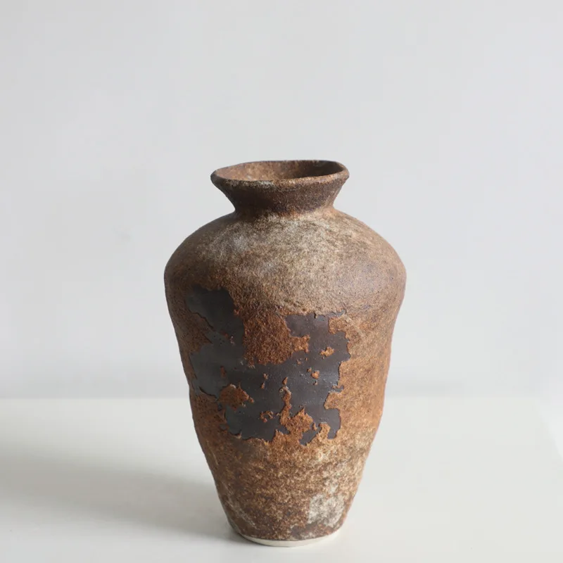 Retro And Nostalgic Handmade Ceramic Vases, Homestay Hotels, Zen Inspired Flower Arrangements, New Chinese Style Decorations - Image 4