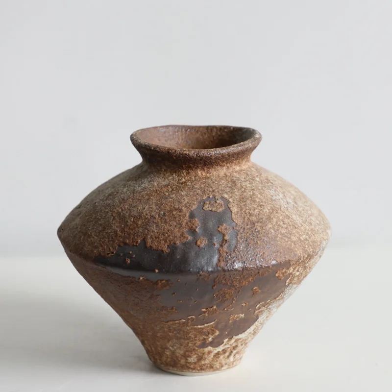 Retro And Nostalgic Handmade Ceramic Vases, Homestay Hotels, Zen Inspired Flower Arrangements, New Chinese Style Decorations - Image 6