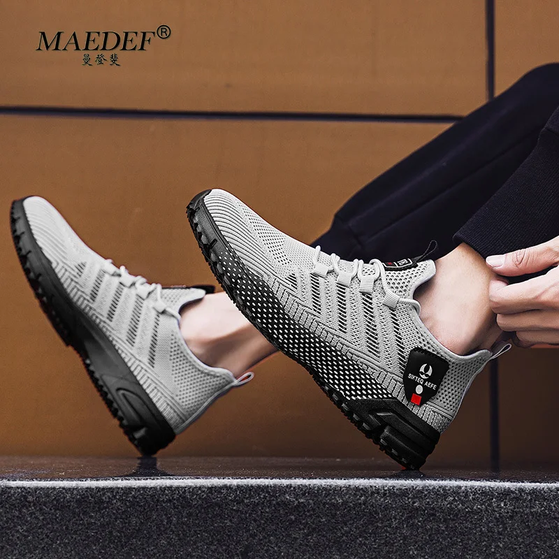 Summer Shoes Men Sneakers Casual Mans Tennis Shoes Trainer Yellow Man Sneakers Sports Lightweight Breathable Running Shoes Man - Image 3