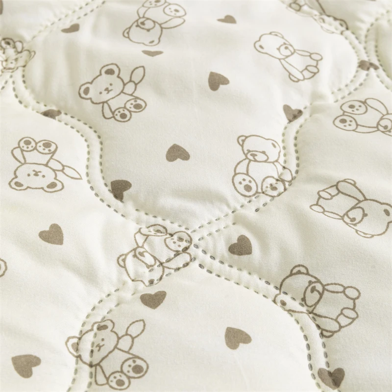Cartoon Style Bedspread Quilted Comforter Nap Blanket Home Duvets 여름이불 Breathable Quilt Printed Thin Duvets couette de lit - Image 5