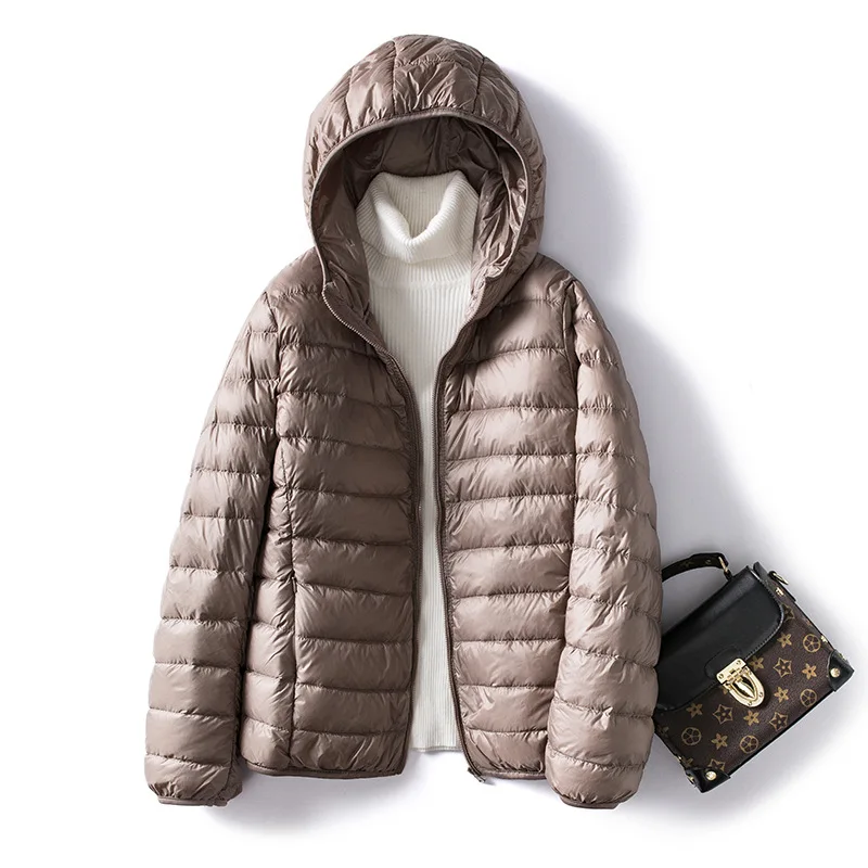 Over Size 5xl 6xl 7xl Women Ultra Lightweight Packable Autumn Winter Warm Jackets 2023 New Arrivals Female Slim Short Down Coat - Image 2