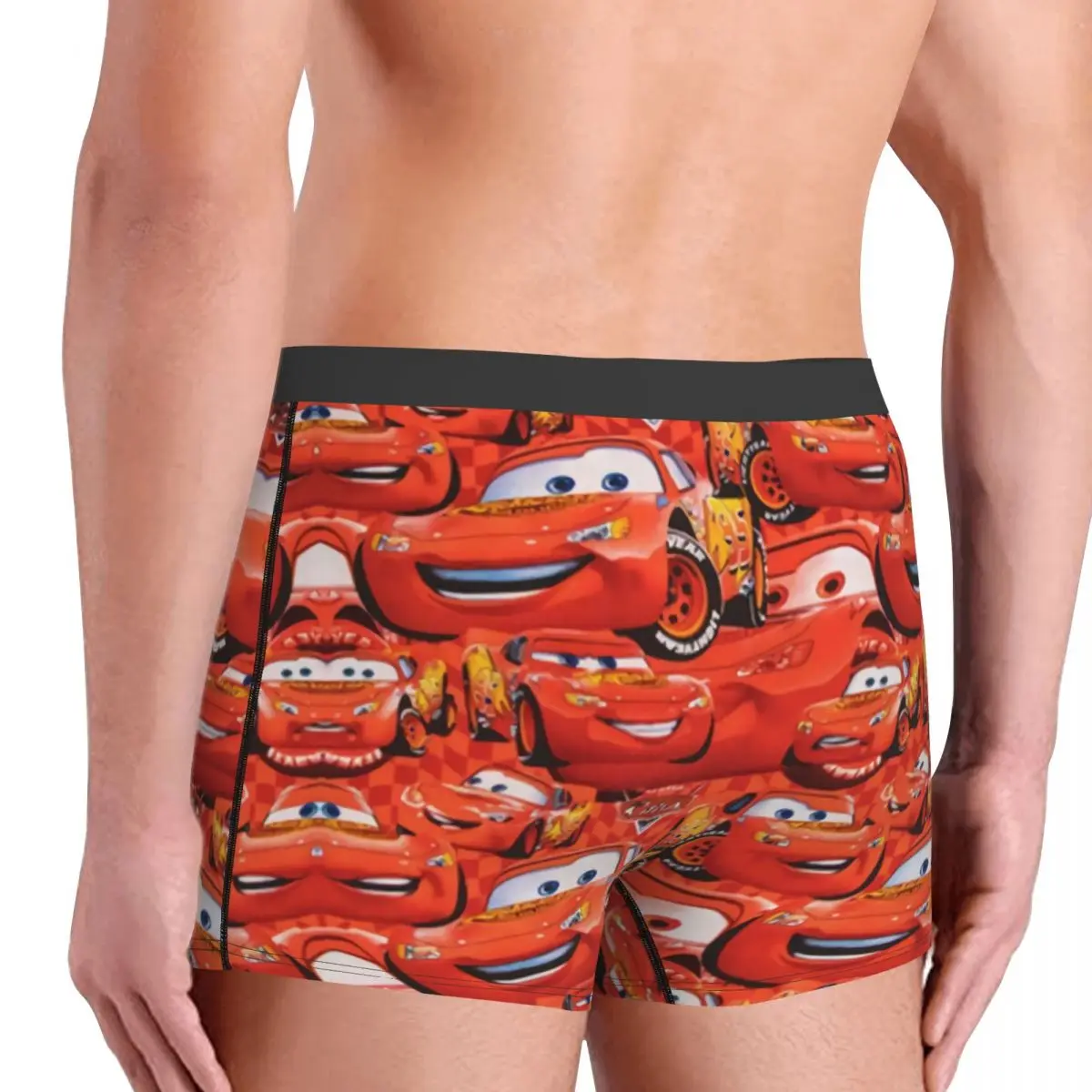 Custom Lightning McQueen Car Collage Boxers Shorts Men's Briefs Underwear Cool Underpants - Image 4