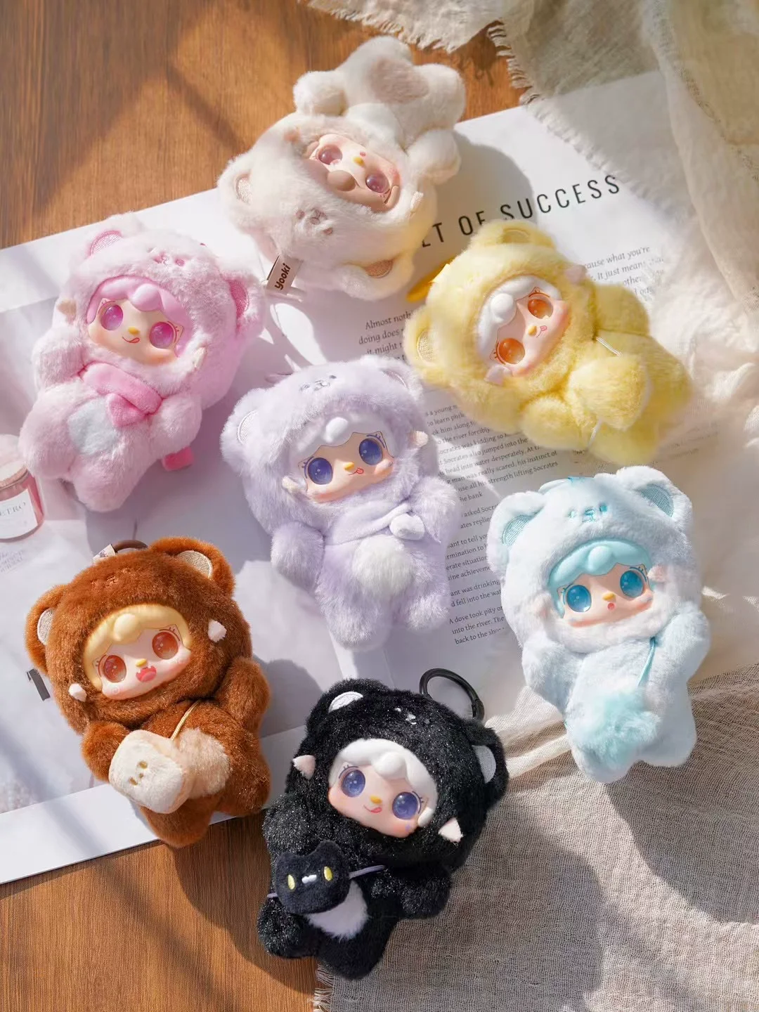 New Yooki V4 10cm Pendant Gen Bite Bear Series Vinyl Mini Blind Box Cute Decor Collection Figurine Kid Bestie Girl New Year Gift - Image 2