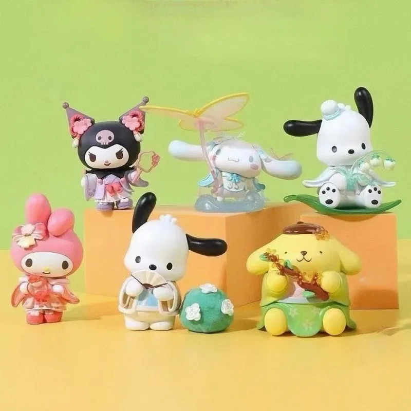 Cute Cosplay Rabbit Figurines My Melody Figures Kuromi Mystery Box Model Toys Anime Cute Cinnamoroll Twin Stars Surprise Bag - Image 6