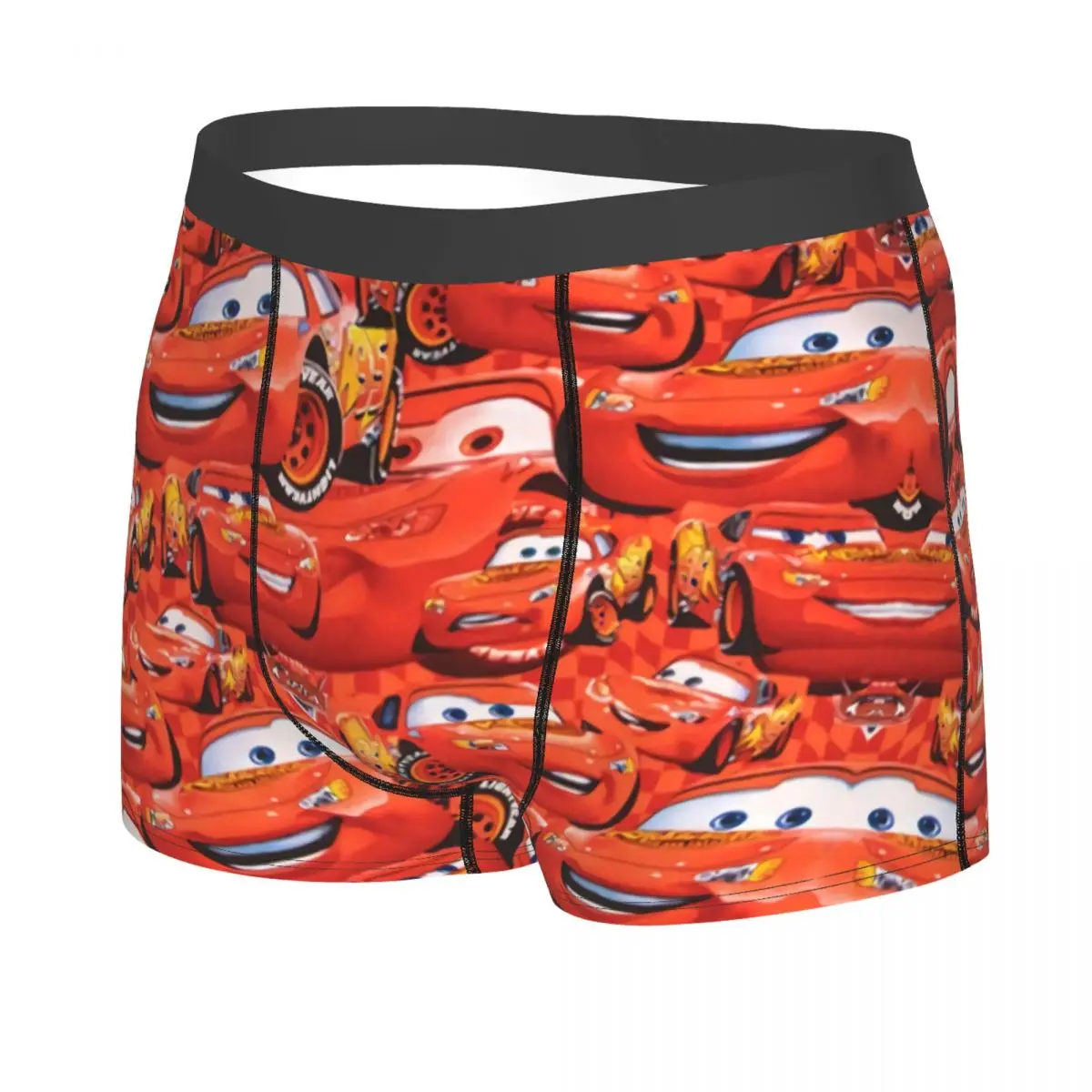 Custom Lightning McQueen Car Collage Boxers Shorts Men's Briefs Underwear Cool Underpants - Image 2