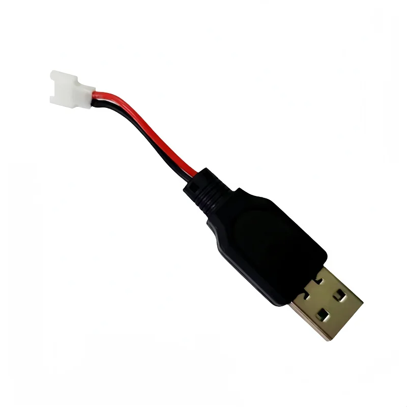 3.7V lithium battery USB charger charging cable USB to JST SM Futaba XH-3P RC remote control aircraft X5C X320 charger - Image 5