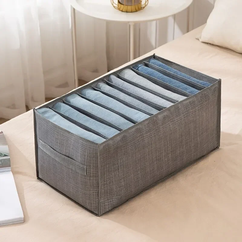 Closets Clothes Organizer Pants Jeans Storage Box Cabinet Organizer Drawers Underwear Socks T-Shirt Wardrobe Storage Organizers - Image 3