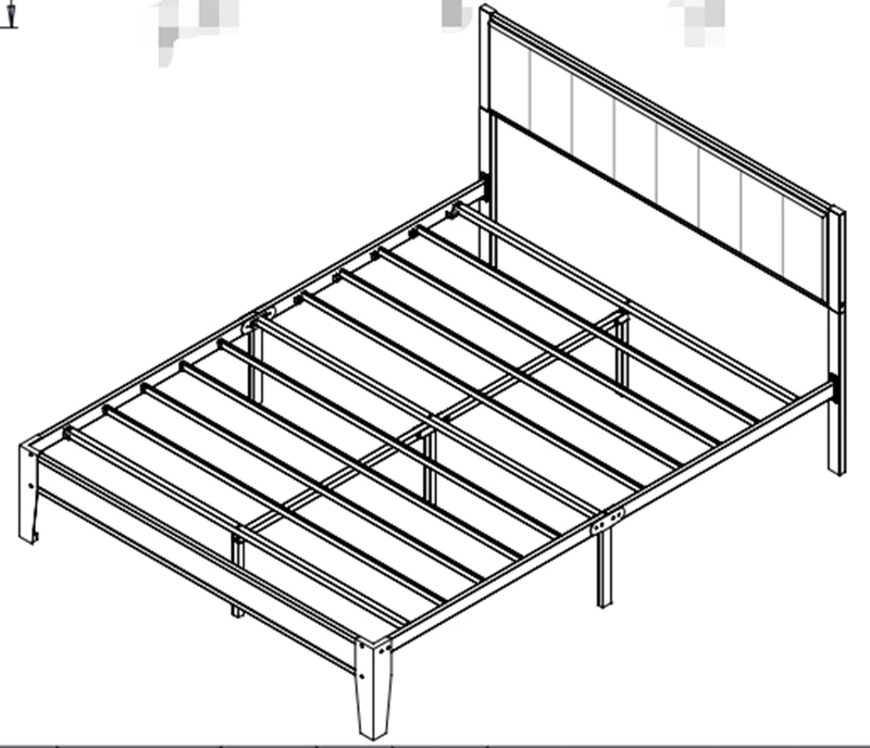Premium Iron Bed Frame Easy Assembly Mattress Foundation Ultimate Comfort for a Restful Sleep - Image 6