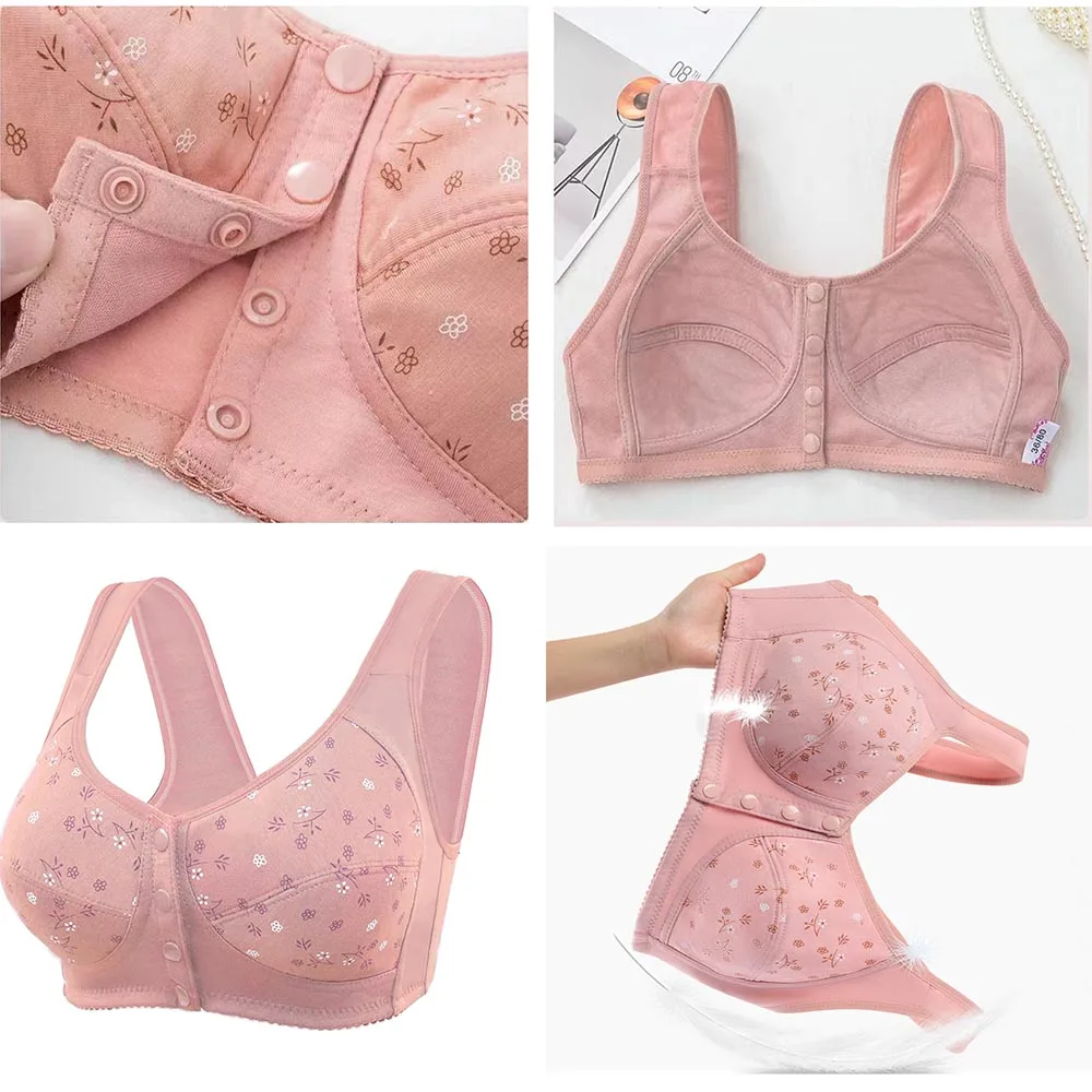 Cool Summer Comfy Cotton Bras For Women Push Up Sexy Lace Backless Vest Lingerie 80BC 85BC 90BC 95BC 100BC 105BC 110BC 115BC Y01 - Image 5