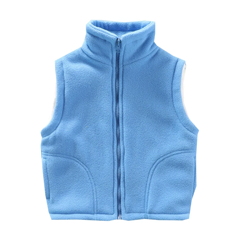 Children's Vest for Boy Teenager Outerwear Waistcoats Sleeveless Jackets Girl Polar Fleece Baby Kids Vest Warm Winter Clothes - Image 2