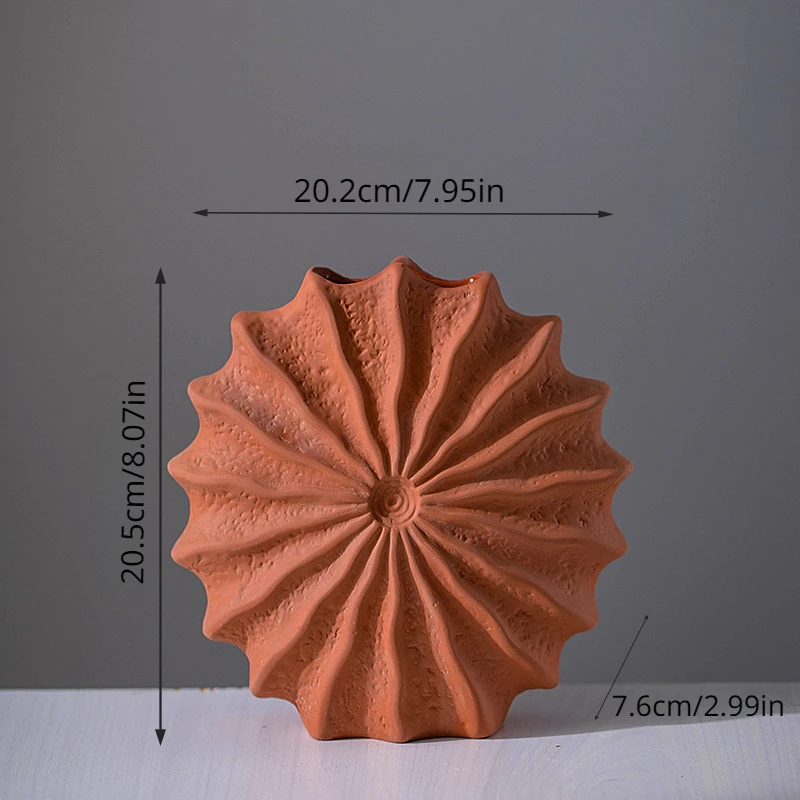 Red Ceramic Vases With A Sense of Luxury And High Aesthetic Value. Creative Nordic High-end Decoration - Image 6