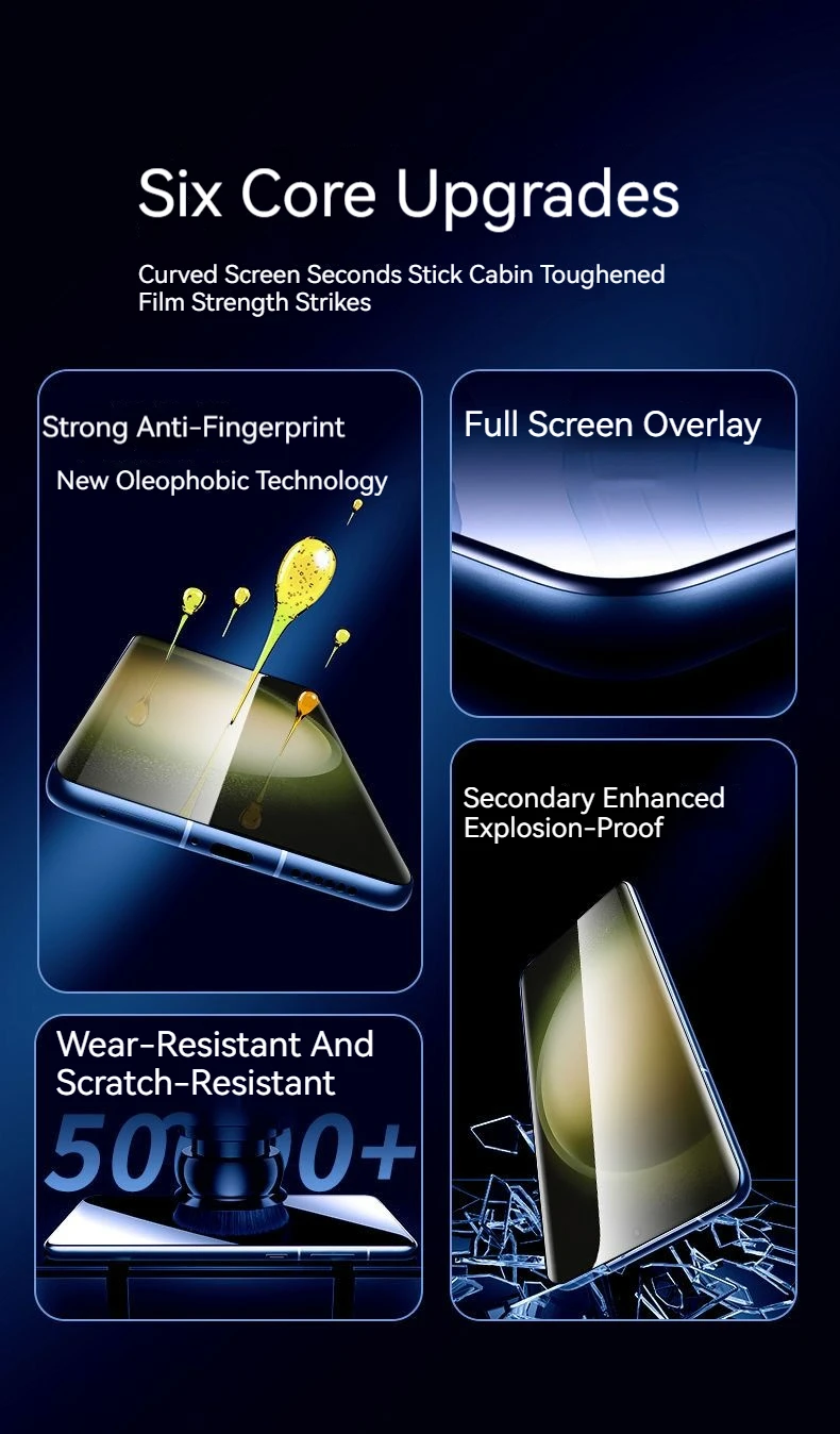 X9C Dust-Free Cabin Tempering Glass For Honor X9C Screen Protector HonorX9C Curved Full Coverage Film Second Pasting - Image 4