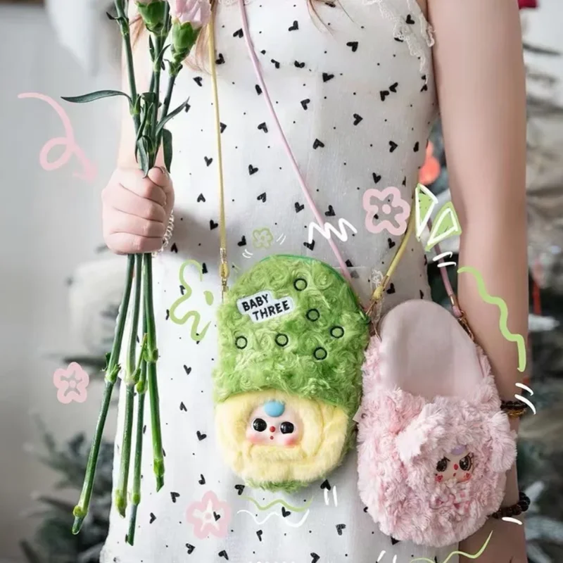 New Baby Three Mobile Bag Blind Box Series Plush Mystery Box Cute Doll Anime Figures Decorative Pendant Surprise Girl Gift Toys - Image 3