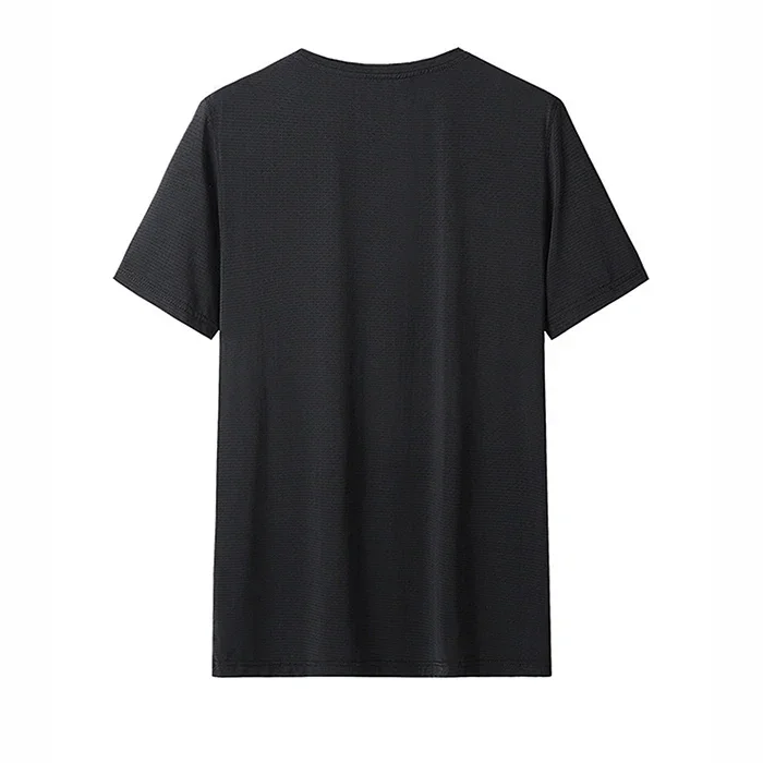Summer T-shirt for Men Plus Size 1XL-7XL Sport Quick Drying Fitness Running Tees Round Neck Short Sleeve Tops 110-175kg - Image 4