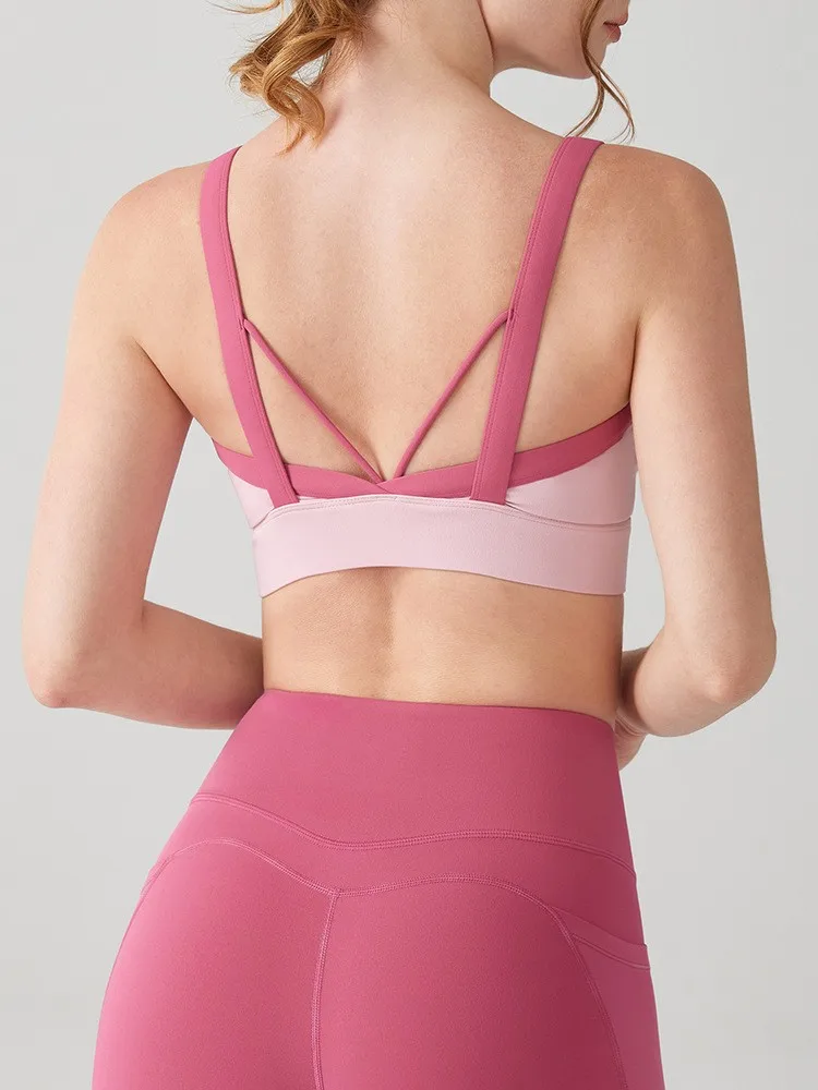 Sports Bra Crop Top Bras for Women Gym Tops Sexy Yoga Bra Open Back Workout Top Running Underwear Fitness Bra SportsTop 2024 - Image 6