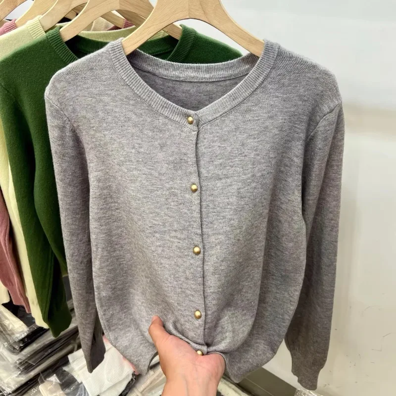 Autumn Winter Long Sleeve Sweaters Women Cardigans O-Neck Knitted Women Sweater Women Tops Knitwear Clothing Fashion JJ01 - Image 2