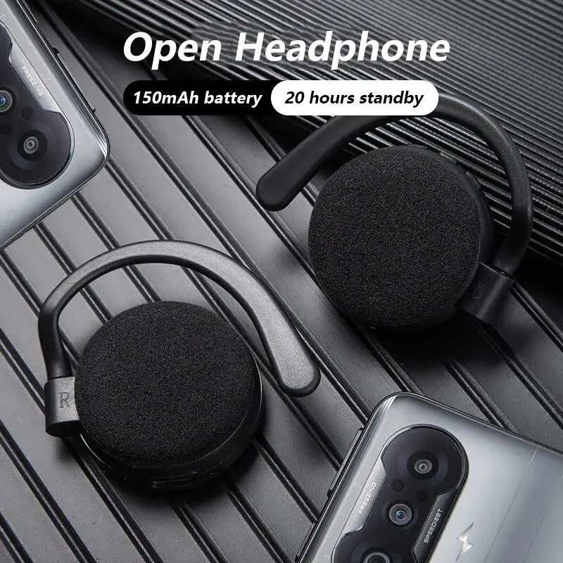 K6 TWS Sport Wireless Bluetooth Headset Running Stereo Music Universal Mini Dual Ear Hanging Headphones With Mic Noise Reduction - Image 3