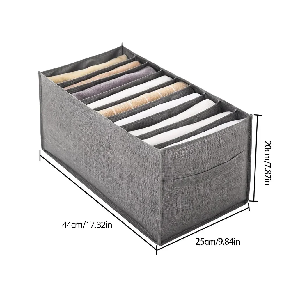 Closets Clothes Organizer Pants Jeans Storage Box Cabinet Organizer Drawers Underwear Socks T-Shirt Wardrobe Storage Organizers - Image 6