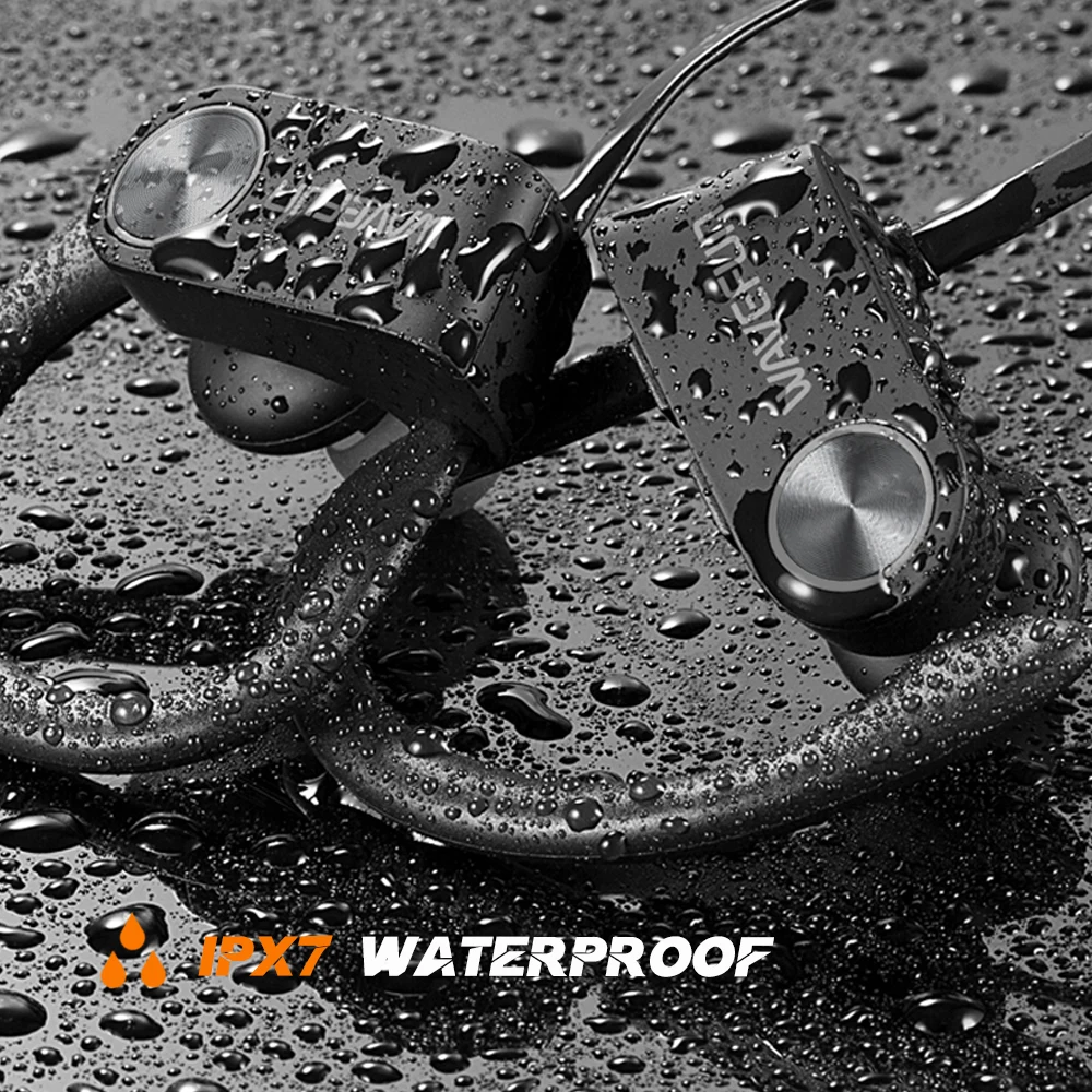 Wavefun XBuds Bluetooth Earphone Wireless Headphones with Ear Hook IPX7 Waterproof Super Bass Sport Earphones Music Gaming Mode - Image 4