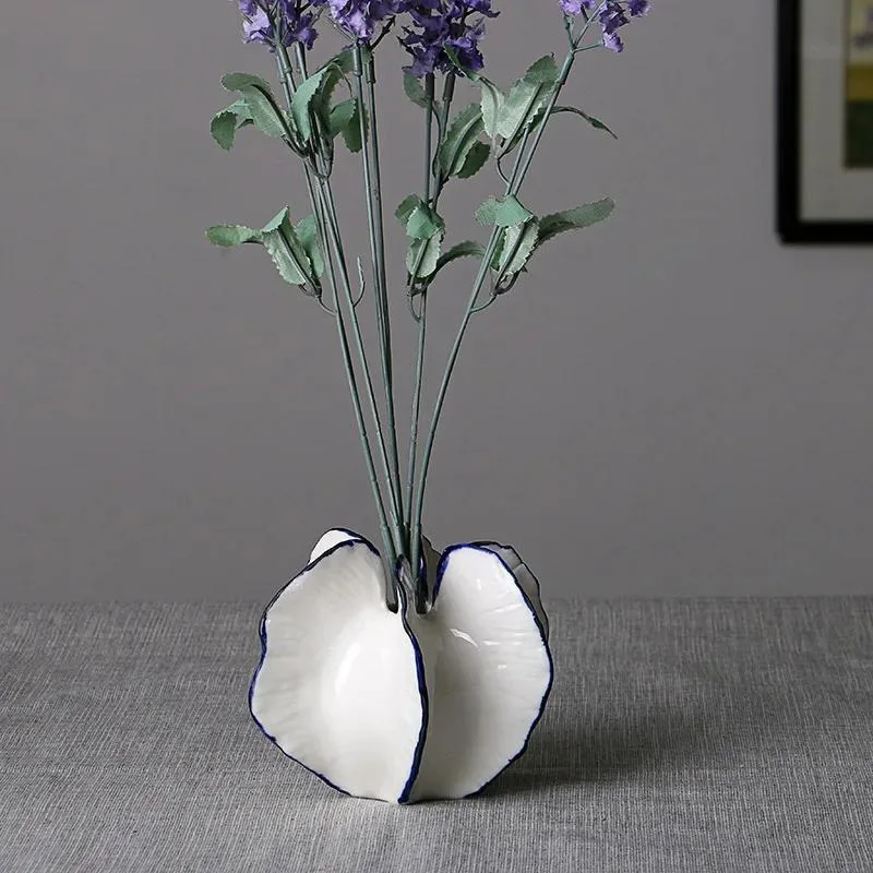 Creative Vase Ceramic Vase Living Room Floral Ornaments Flower Arrangement Home Decoration Vases Living Room Decoration - Image 3