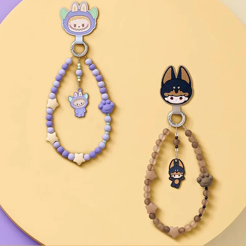 Cute Particle Nebula Pajama Party Series Flowing Pendant Mobile Phone Accessories Dimensional Girl Trend Peripheral Mystery Box - Image 3