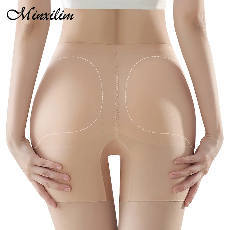 Minxilim Belly Reducing Panties Tummy Shaper Fake Butts And Hips Detachable Pad Body Shapewear Woman Underwear - Image 2