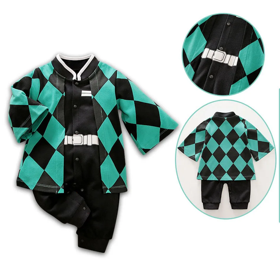 Newborn Halloween Costume Baby Boy Girl Clothes Infant Kids Anime Cosplay Kyuubi Akatsuki Luffy Romper Toddler Jumpsuit 0-18M - Image 5