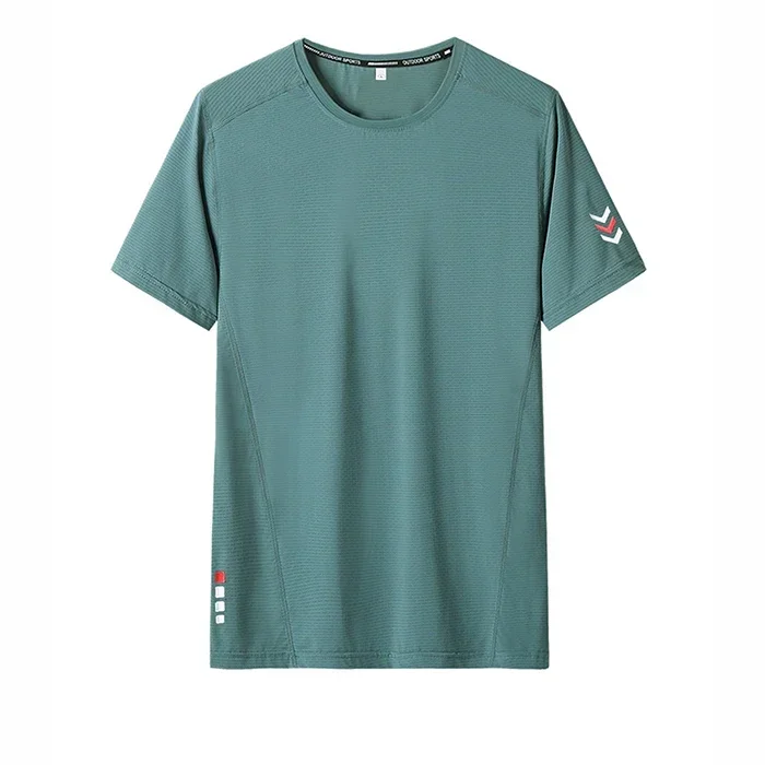 Summer T-shirt for Men Plus Size 1XL-7XL Sport Quick Drying Fitness Running Tees Round Neck Short Sleeve Tops 110-175kg - Image 6