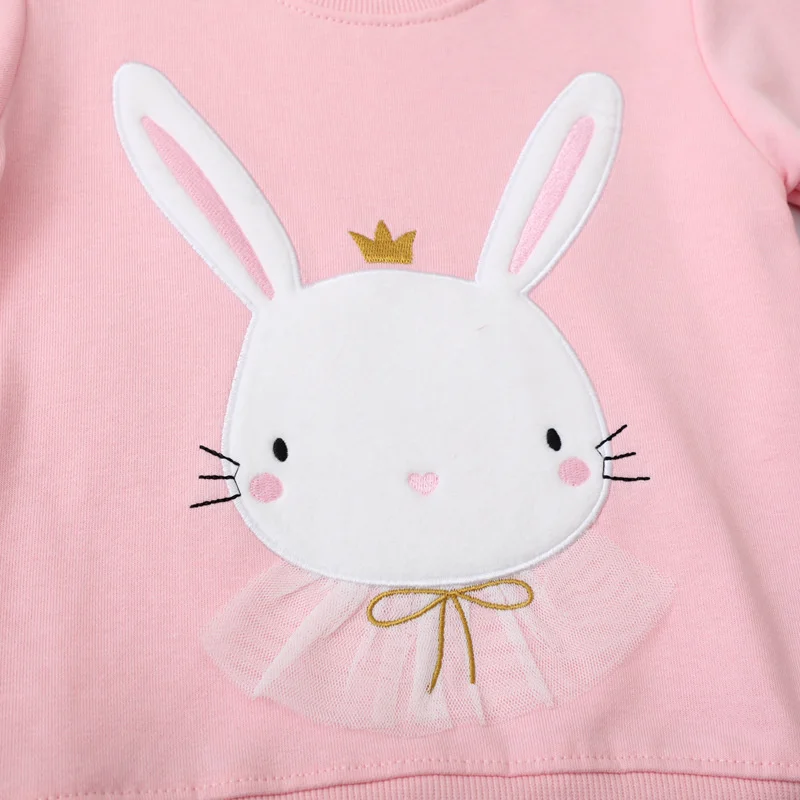 Jumping Meters 2-7T Girls Boys Sweatshirts for Winter Spring Toddler Cotton Bunny Hooded Tops Fashion Sport Children Shirt - Image 6