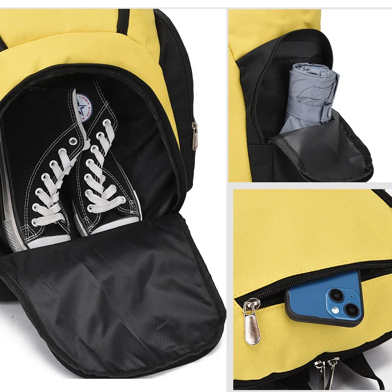 Basketball Backpack Printing Photos Sports Training Football Bag Men's Bag Custom Logo Printing Name Pattern - Image 6