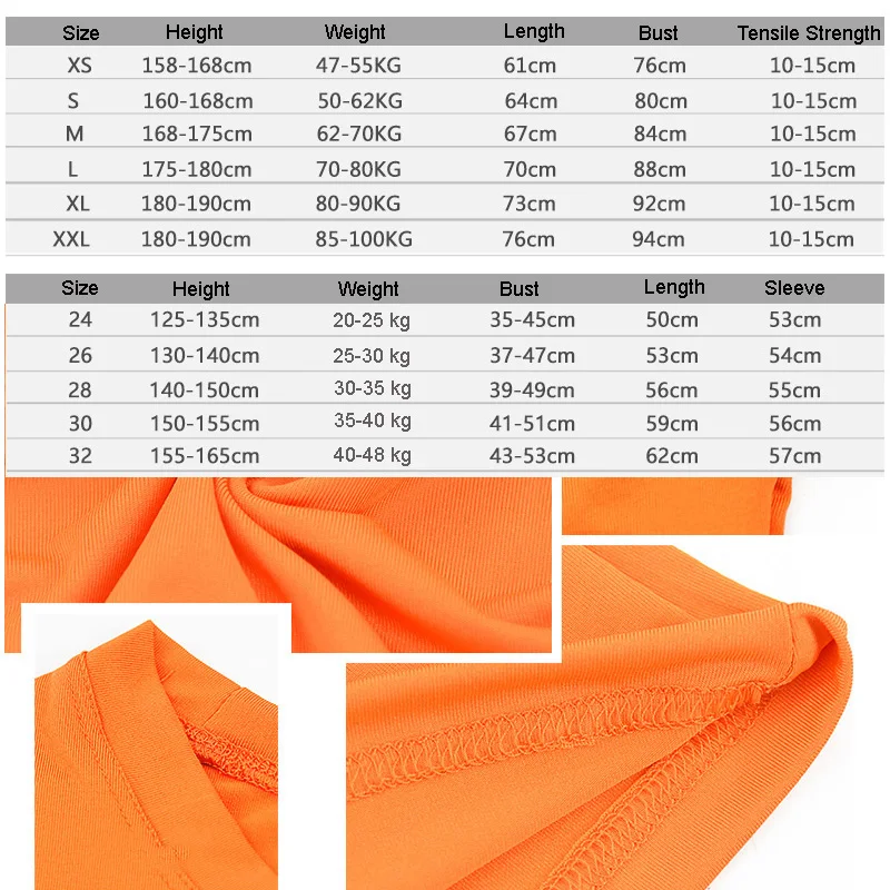 Kids Children Boy Girl Compression Running Long T Shirt Fitness Sport Basketball Football Gym Sportswear Thermal Soccer Clothes - Image 6