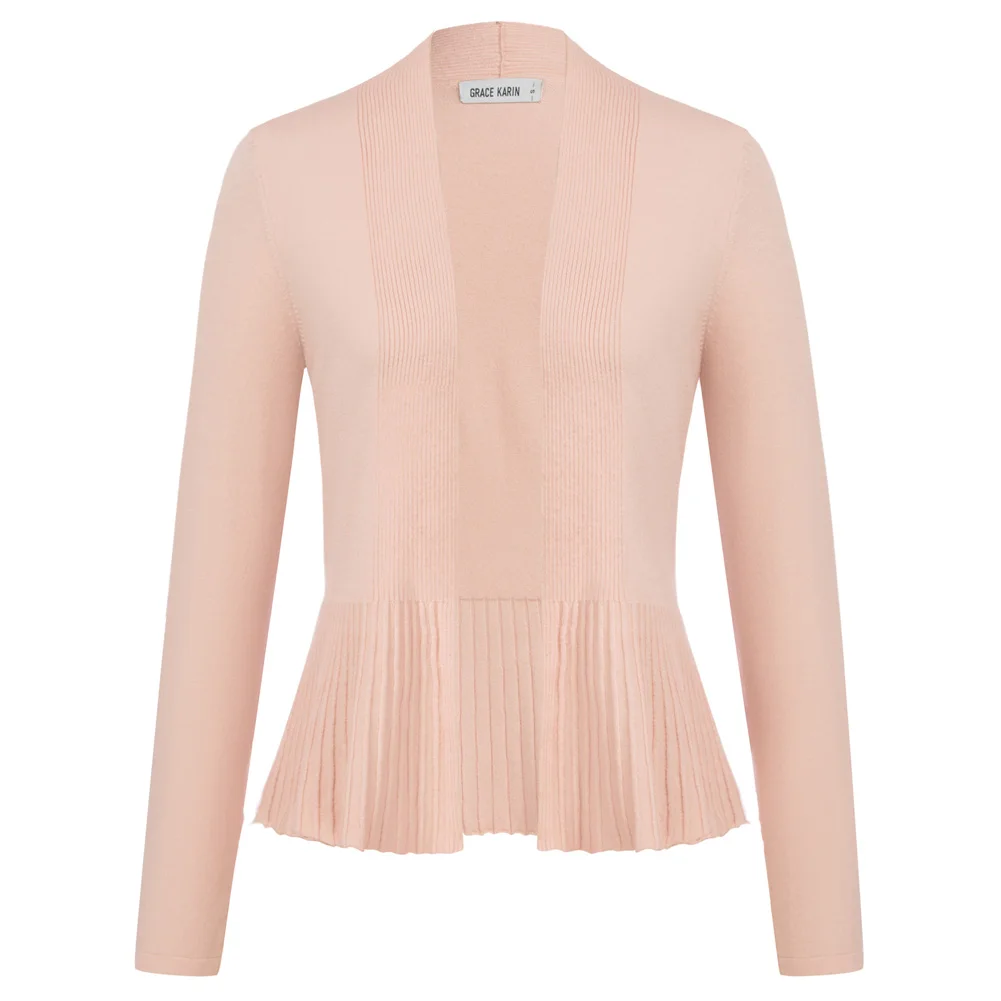 GK Coat For Female A-Line Cardigan Casual Long Sleeve Korean Casual Street Spring Autumn Open Front Sweater Knitwear - Image 2