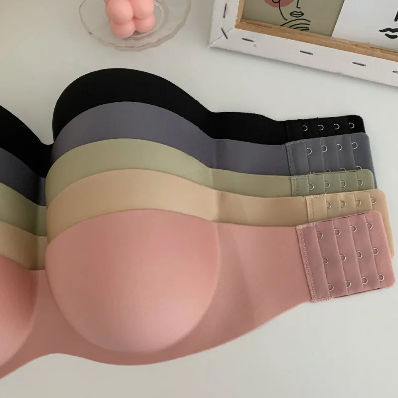 Women's Sexy Strapless Bra Push Up Padded Bras Female Underwear Seamless Invisible Bralette Without Straps Ladies Lingerie Bras - Image 6